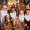 Sibba Party Fake Beard & Mustache - Funny Self-Adhesive Novelty Moustache Festival & Christmas Supplies Decorations Masquerade Party (White) view 3