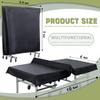 Golkcurx Ping Pong Table Cover,Table Tennis Cover Waterproof Sunproof Indoor & Outdoor Fits Universal 9x5 FT Tables (Black) (R01) view 2