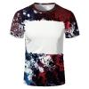 Mens Shirts, Undershirts Men Tshirts Short Sleeve Shirt for Casual Big and Tall US Size Large Blank Custom T-Shirt Heat Transfer Sublimation Short Unisex Quick Vneck (L, Navy) view 1