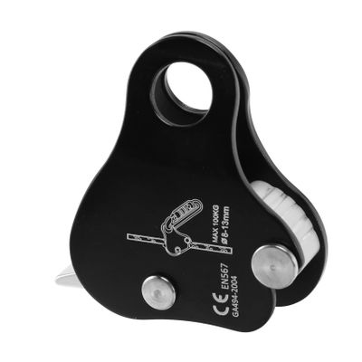 Lyzeous Rope Ascender,Rock Climbing Tree Arborist Rope Grab -Locking Rope Grip for Outdoor Climbing and 8-13MM,Black