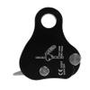 Lyzeous Rope Ascender,Rock Climbing Tree Arborist Rope Grab -Locking Rope Grip for Outdoor Climbing and 8-13MM,Black view 3