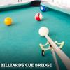Lyzeous Retractable Cue Stick Bridge with Removable Brass Bridge Head, Pool Cue Accessory,Low Bridge Head view 3