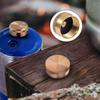 MACIMO 5 Pieces Solid Brass Refill Cap 1 LB Propane Cap Tank Cylinder Sealed Cap Cap for Outdoor Stove view 3