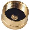 MACIMO 5 Pieces Solid Brass Refill Cap 1 LB Propane Cap Tank Cylinder Sealed Cap Cap for Outdoor Stove view 4