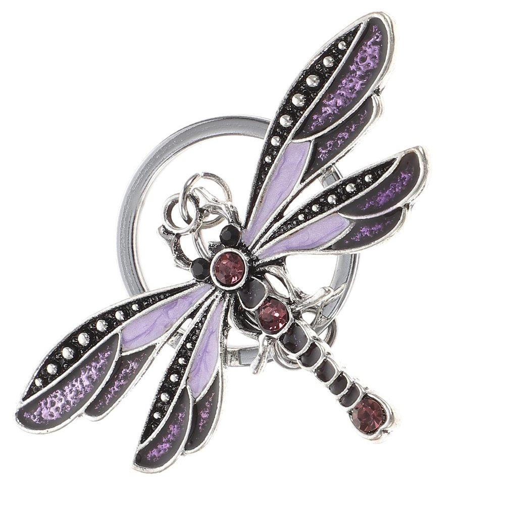 BESTOYARD Dragonfly Keychain Key Chain for Purse Charms Backpack Charms for Women Metal Key Hummingbird Accessories