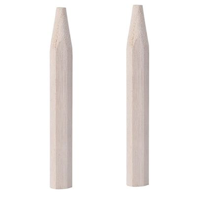 Lyzeous 2Pcs Badminton Racket Handle Grip Wooden Badminton Handle Repair of Badminton Racket,G5