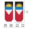 Antigua and Barbuda Flag Ankle Socks Soft No Show Socks Cushion Low Cut Socks 5 Pairs for Men Women view 2