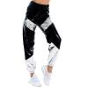 Metallic Pants Women Shiny Pants Womens Holographic Glitter Pants Rave Pants 80s Outfit For Women Kpop Outfits Hip Hop Trousers Dance Hanukkah Leggings Streetwear Y2k Rave Pants Black Silver X-Large view 3