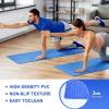 16 Pack 24 Pcs 3 mm Thick Yoga Mat Bulk, Exercise Workout Non Slip Fitness Pad for Women Kids Gym Home Yoga Pilates, Reliable Sturdy Material and Easy to Clean (Dark Blue) view 3