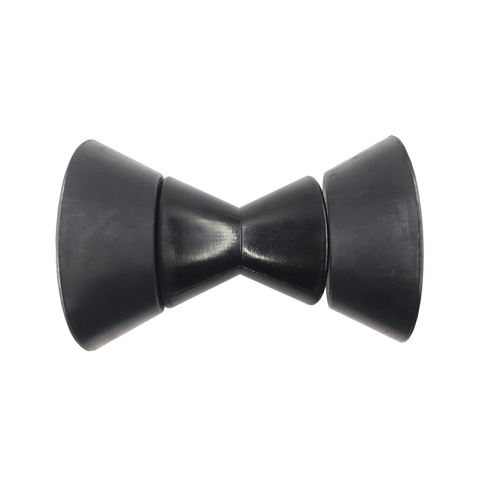 Wonwopn 4 Inch Boat Trailer Roller Assembly Bow Stop Bell Roller with 1/2 Inch Shaft fits 4 Inch Bracket, Polyurethane