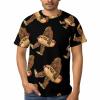 Bigfoot Carrying Hotdog T-Shirt Short Sleeve Round Neck Tee Top Casual Shirts Clothes for Men Women XL view 1