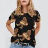Bigfoot Carrying Hotdog T-Shirt Short Sleeve Round Neck Tee Top Casual Shirts Clothes for Men Women XL view 4