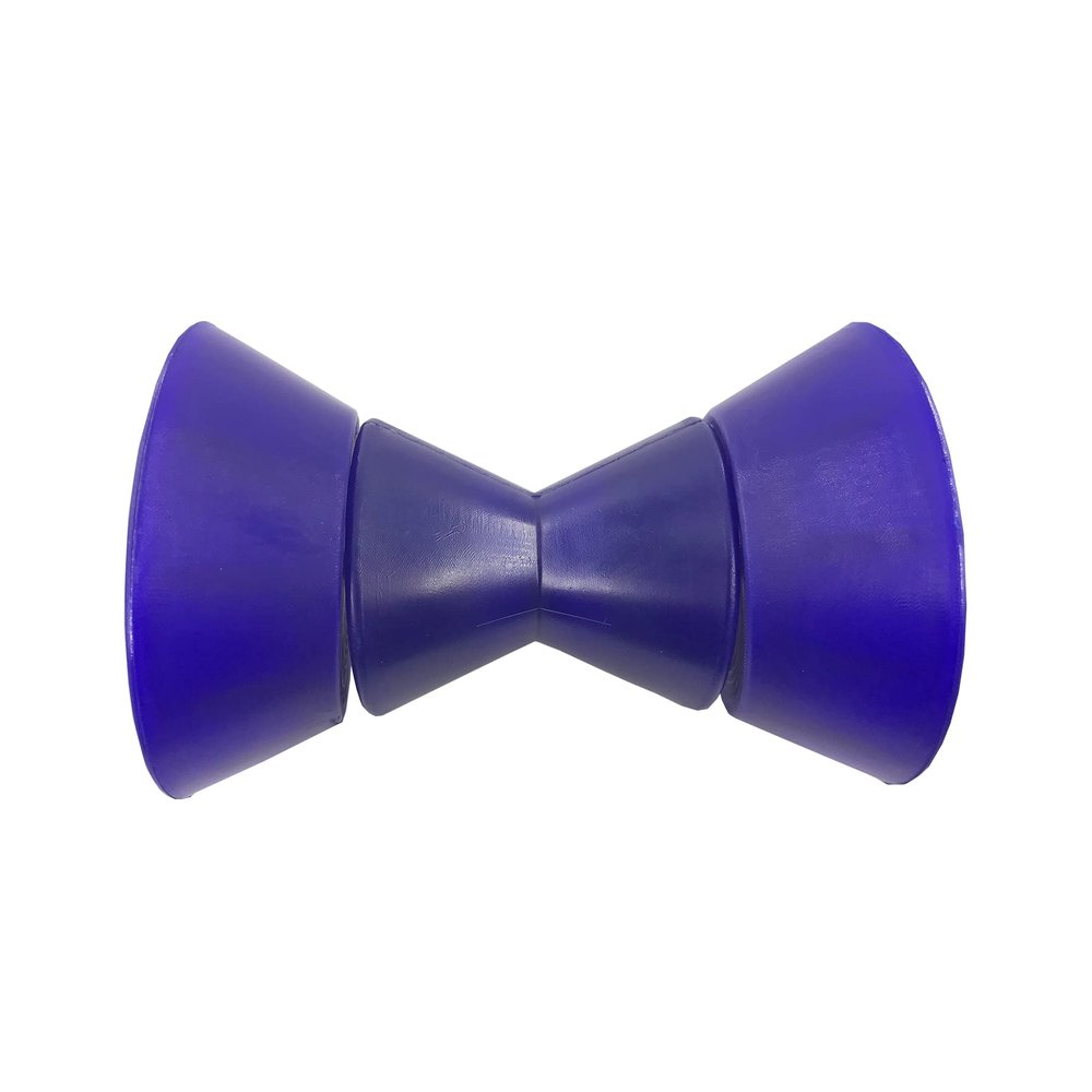 Wonwopn 4 Inch Boat Trailer Roller Assembly Bow Stop Bell Roller with 1/2 Inch Shaft fits 4 Inch Bracket, Polyurethane