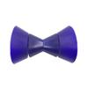 Wonwopn 4 Inch Boat Trailer Roller Assembly Bow Stop Bell Roller with 1/2 Inch Shaft fits 4 Inch Bracket, Polyurethane view 1