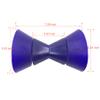 Wonwopn 4 Inch Boat Trailer Roller Assembly Bow Stop Bell Roller with 1/2 Inch Shaft fits 4 Inch Bracket, Polyurethane view 3