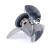CAPTAIN 13 x 19 Pitch Propeller fit Johnson Evinrude 45 50 55 60 65 70 75 85 88 90 100 110 112 115 120 125 135 HP Engines, 13 Spline Tooth RH Stainless Steel Outboard Propellers view 2