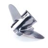 CAPTAIN 13 x 19 Pitch Propeller fit Johnson Evinrude 45 50 55 60 65 70 75 85 88 90 100 110 112 115 120 125 135 HP Engines, 13 Spline Tooth RH Stainless Steel Outboard Propellers view 3