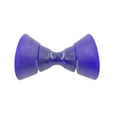 Wonwopn 4 Inch Boat Trailer Roller Assembly Bow Stop Bell Roller with 1/2 Inch Shaft fits 4 Inch Bracket, Polyurethane