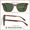 CARFIA Retro Acetate Polarized Sunglasses for Men UV400 Protection Driving Outdoor Anti-Glare Sun Glasses view 4