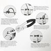 RiToEasysports Bow D Loop Plier, Archery D Loop Pliers Bowstring Ring Install Tool Archer Accessory Pliers view 3