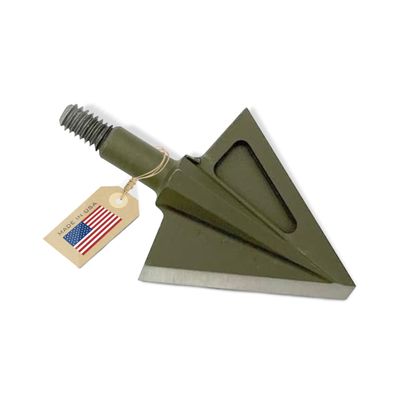 Vantage Point Archery VPA 1 1/8" 2 Blade 125 Grain Right Single Bevel Broadhead, Screw-in, S7 Premium Tool Steel 56-58 Rockwell, 3 Pack, Made in The USA