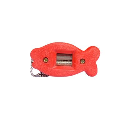 kkekos Ice Skates Blade Sharpener Knife Shoe Sharpener Grindstone Grinding Tool for Ice Skates Shoes (Red)
