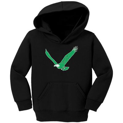 Haase Unlimited Eagle - Philly Sports Toddler/Youth Fleece Hoodie (Black, Large (Youth))
