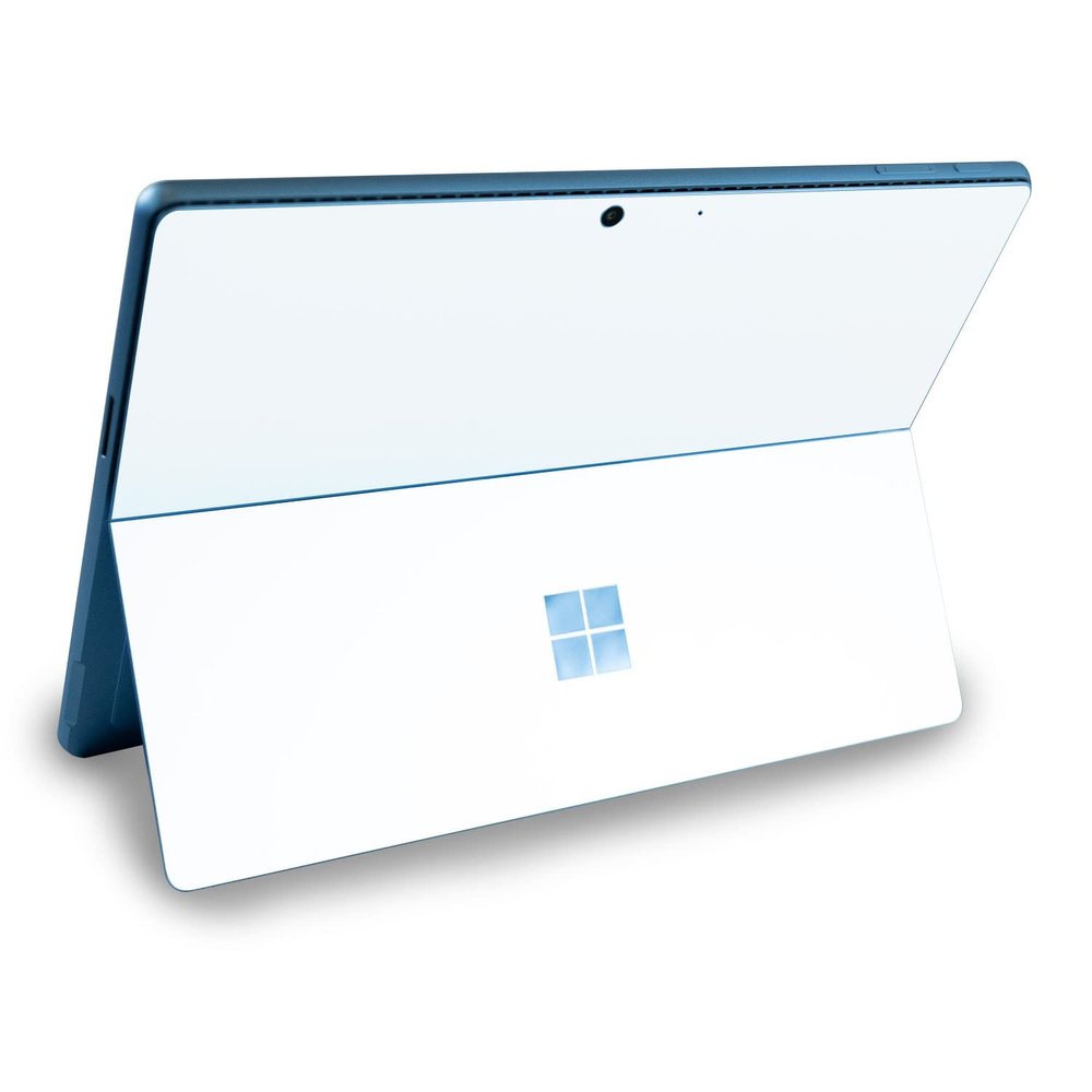 MightySkins Skin Compatible with Microsoft Surface Pro 9 (2022) - Solid White | Protective, Durable, and Unique Vinyl Decal wrap Cover | Easy to Apply & Change Styles | Made in The USA
