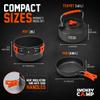 18 Pcs Smokey Camp Backpacking Cooking Set with Stove & Adapter - Pot, Pan, Kettle, Stove, Cutlery, Compact Camping Cookware Mess Kit, All in One Non-Stick Camping Cooking Set, Hiking, Picnic view 4