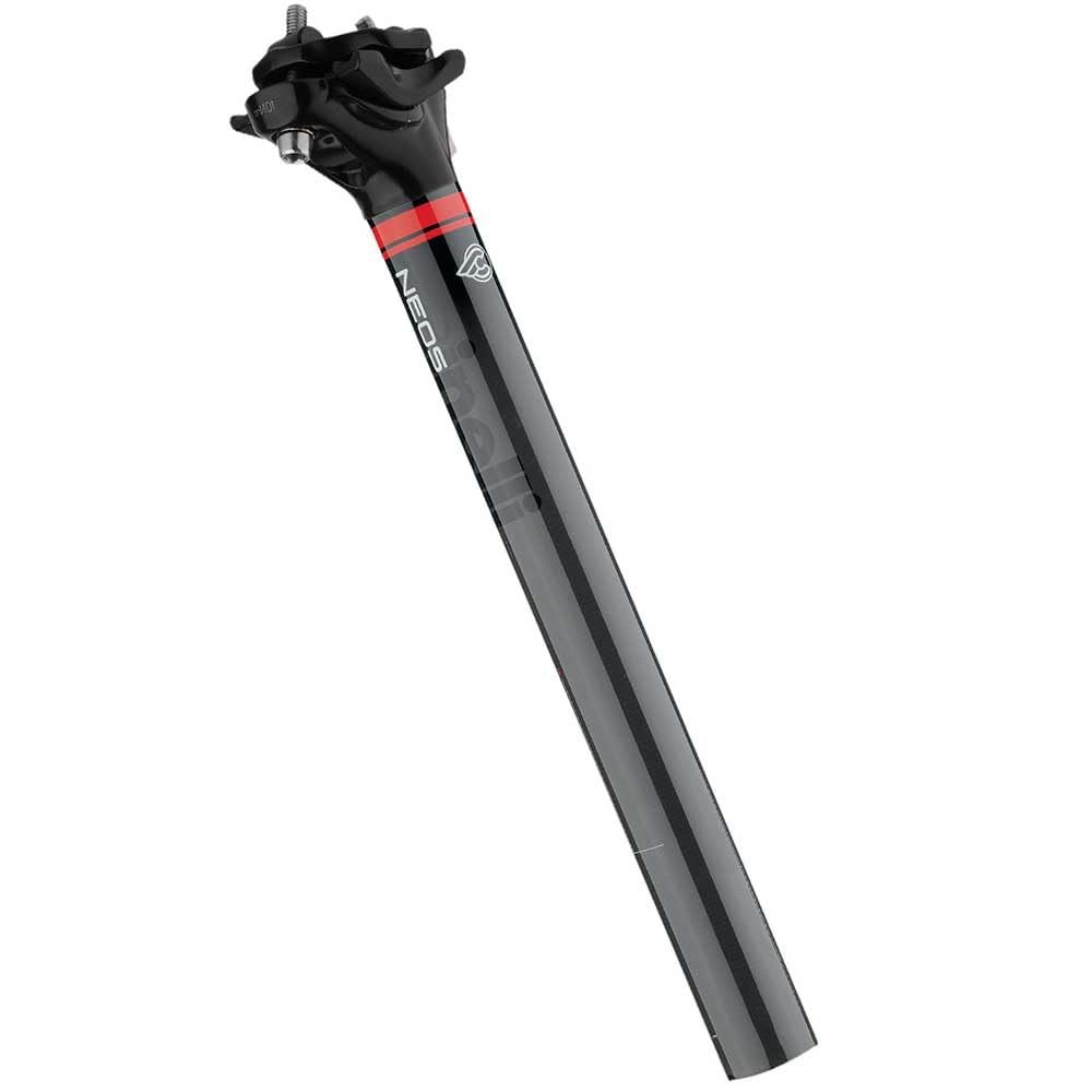 Cinelli Neos Carbon Seatpost, Black/Red, 27.2mm