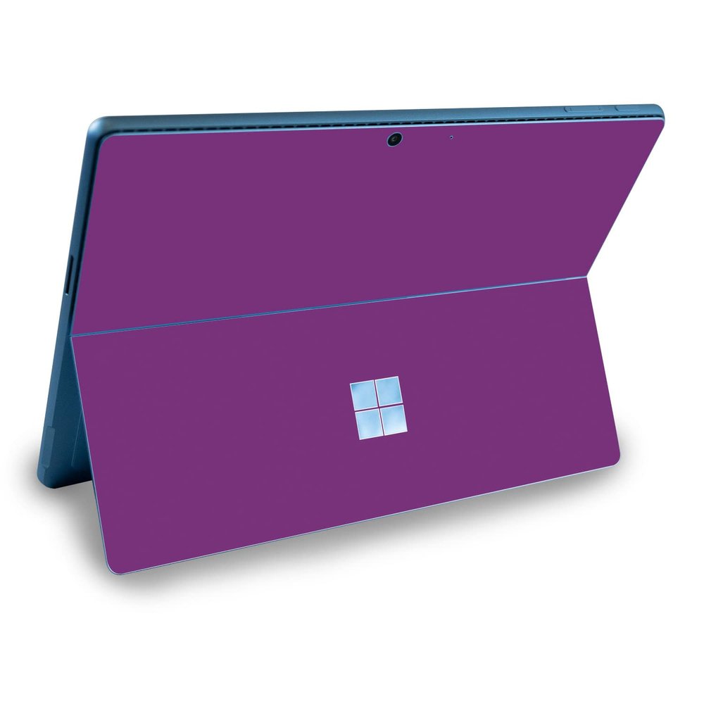 MightySkins Skin Compatible with Microsoft Surface Pro 9 (2022) - Solid Purple | Protective, Durable, and Unique Vinyl Decal wrap Cover | Easy to Apply & Change Styles | Made in The USA