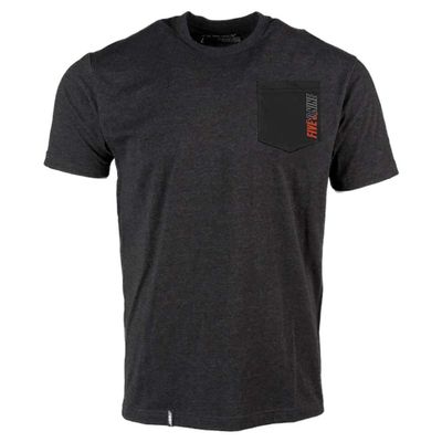509 Arsenal T-Shirt (Charcoal Heather with Red - Large)