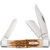 Case XX WR POCKET KNIFE LARGE STOCKMAN AMBER JIG BONE, ITEM 10724, LENGTH CLOSED 4 1/4 INCH (6375 SS) view 1
