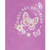 Carter's Girls' 4 Pc Cotton Pajama (Purple Butterfly/Dreamer, 4) view 2