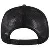 Ashen Fane Low Profile Cotton Blend Chambray Mesh Back Adjustable Snapback Baseball Hat, Black Ver.2 view 3