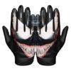 Phenom Elite Villain Football Gloves  VPS3 | Black Limited Edition | Lightweight, Super Sticky Receiver Gloves for Adults & Kids (Large) view 1