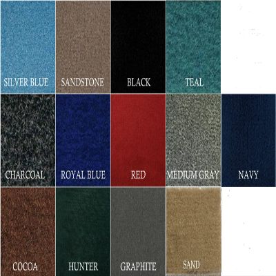 8 1/2 Foot Wide 20 oz. Do-It-Yourself All Purpose Boat Carpet Kit (Navy Blue, 8.6 x 25)