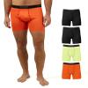 32 Degrees Mens 4 Pack Cool Active Boxer Brief | Anti-Odor | Quick Drying | 4-Way Stretch, 2 Black/Citrus/Orange, X-Large view 1