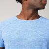 32 Degrees Cool Mens Active T-Shirt | Raglan Short Sleeve | Quick Dry | Anti-Odor, Blue Eyes Space Dye, Small view 3