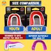 Oral Mart Youth Sports Mouth Guard for Kids (Picasso) - Mouthguard for Football, Boxing, Karate, Martial Arts, Rugby, MMA, Sparring, Hockey (/w Vented Case) (Youth, Strapless) view 4