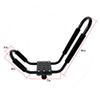 2 Pair Kayak Rack Canoe Carrier Boat Paddle Board Surfboard Roof Top J Bar Mount on Crossbar with 4 pcs Tie Down Straps view 3
