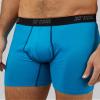32 Degrees Mens 4 Pack Cool Active Boxer Brief | Anti-Odor | Quick Drying | 4-Way Stretch, Emotion/Neon/Grey/Black, XX-Large view 3