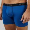 32 Degrees Men 4 Pack Cool Active Boxer Brief | Anti-Odor | Quick Drying | 4-Way Stretch, 2 Cool Grey/2 Emotion Blue, X-Large view 3