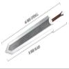 Blazing Steel Fantasy Foam Dragon Slayer Berserk Guts Sword Anime Cosplay & Costume (Different Size to Choose from) view 2
