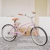 ACEGER 24 26 Inch Women Beach Cruiser Bike, Single Speed and 7 Speed, Adult Hybrid Bike Commuter Bicycle, Hi-Ten Steel Frame with Adjustable Handlebar and Saddle, Multiple Colors view 3