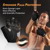ATERCEL Workout Gloves for Women and Men - Excellent Palm Protection With Anti-Slip Silicone, Breathable Weight Lifting for Powerlifting, Exercise, and Cycling (Black, M) view 2