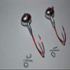 1/4 Football jig Heads 2/0 RED Sickle Hook 25 pk bass Walleye Crappie view 1