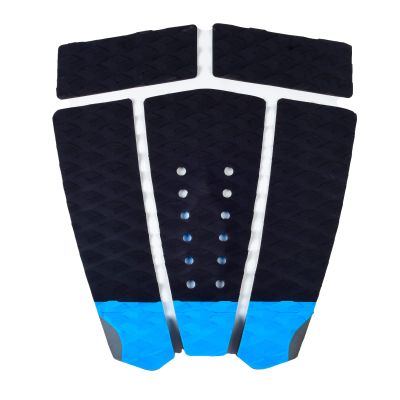 Abahub 5 Piece EVA Surfboard Deck Traction Pads with Kicker for Stomp Skimboards, Surf Boards, Funboard, Fish Board, Blue