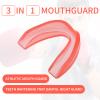 Frienda 5 Pcs Youth Kids Mouth Guard for Sports, Mouthguard for Football Bulk, Adults Boy Girl Sports Athletic Mouthguard for Boxing Basketball Hockey Karate(Red) view 3