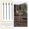 4pcs Heavy Duty Tent Pegs for Outdoor Camping Ground Stakes for Secure Canopy Tent and Awning Easy to Use for Windy Conditions view 4